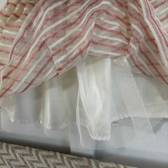 The Children’s Place Striped Jacquard Knit Glitter Dress - Picture 6 of 11